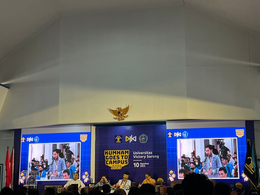 Kementerian Hukum dan HAM Gelar Sosialisasi UU Gandeng UNIMUDA Sorong