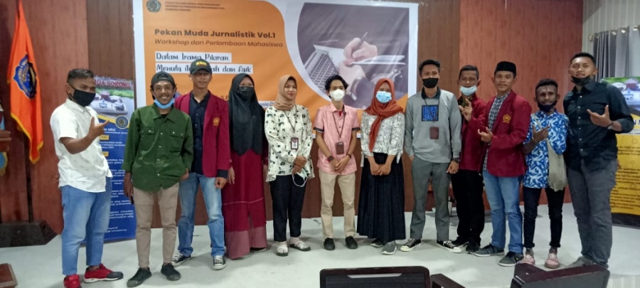 Terobosan Baru, FISHUM UNIMUDA Mengadakan Workshop Jurnalistik Dan Perlombaan Antar Mahasiswa Se-Kabupaten Sorong